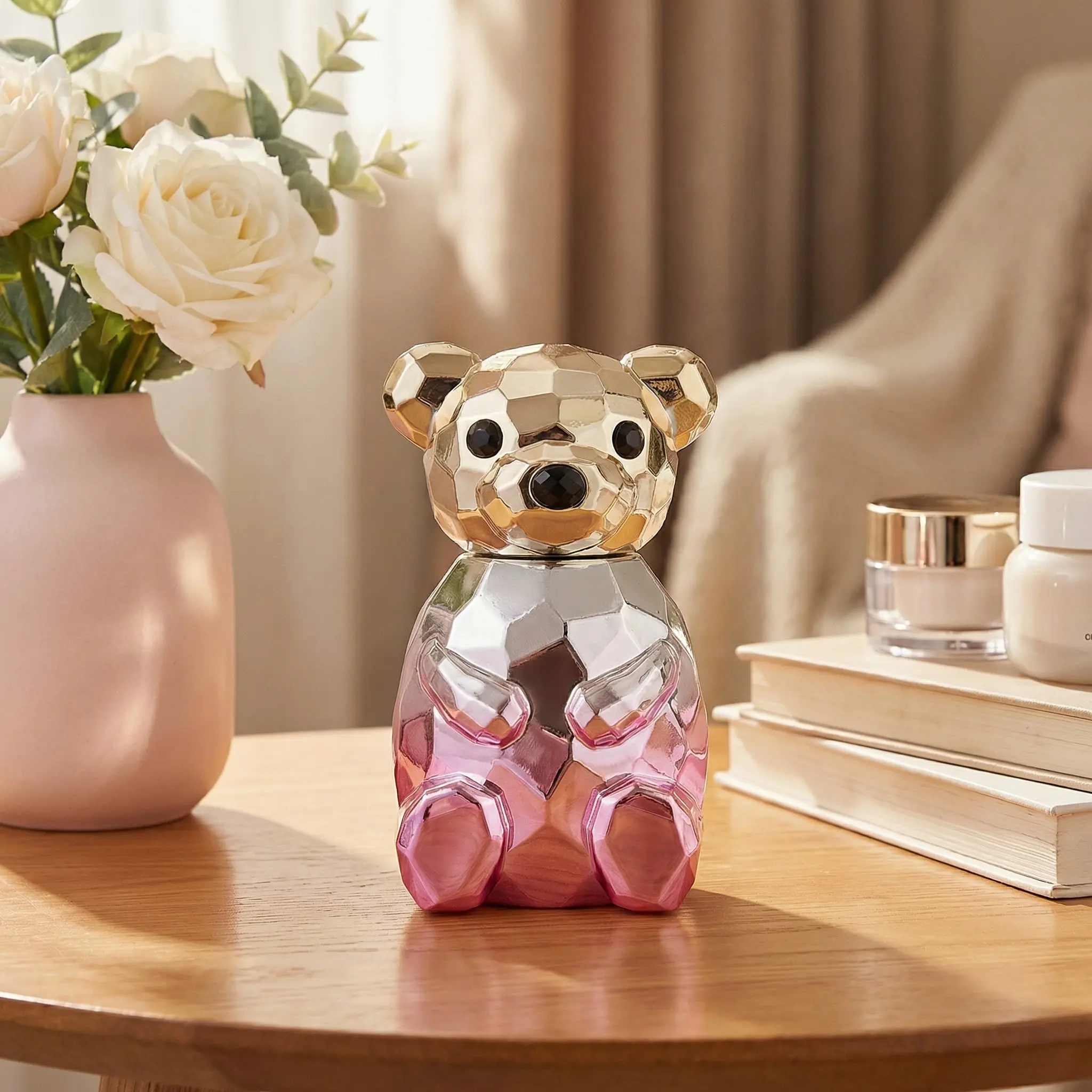 Cute Cartoon Bear Perfume for Women and Girls, Long-Lasting Floral Scent, Best Summer Eau De Toilette, Sweet Fragrant Body Spray, Scented Fragrance