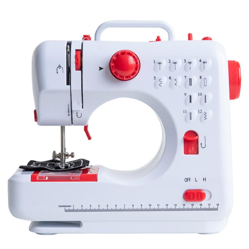505A Household Sewing Machine Small Mini Portable Overlock Buttonhole Sewing Machine