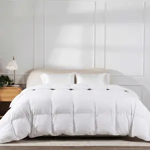 Down Comforter -   Duvet Insert with Baffle Box Construction, 400 Thread Count  Blend, Responsibly Sourced Down, /TwinXL