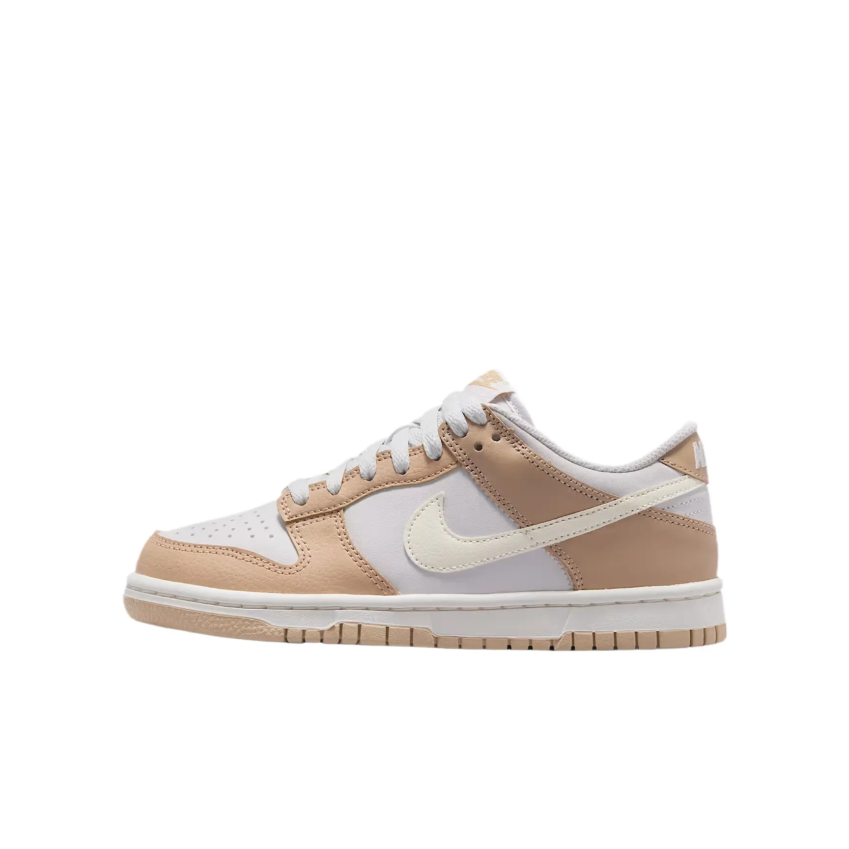 Nike Synthetic Leather Dunk Low Patchwork Retro Cushioning Low-Top Kids Skate Shoes IQ0804-200