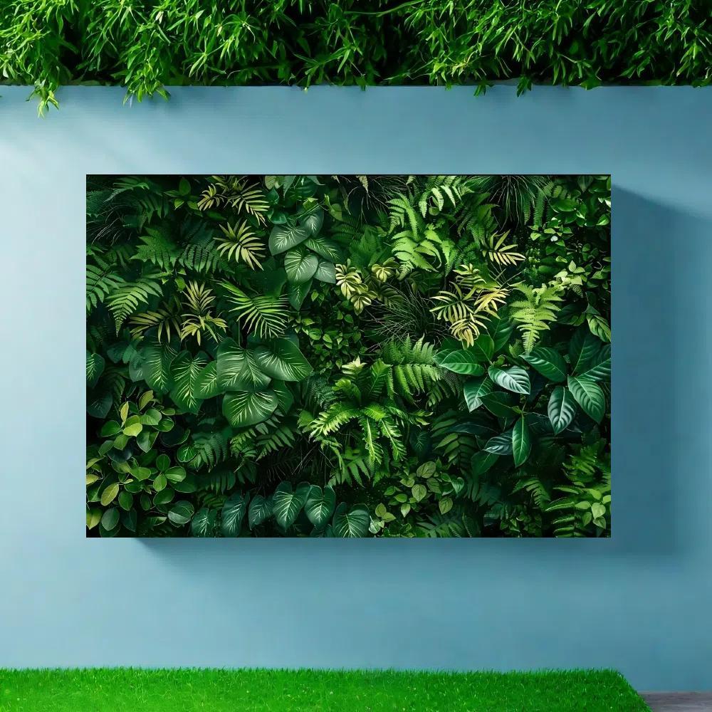 Artificial Plant Leaf Backdrop, Artificial Faux Greenery, 1 Count Lifelike Foliage Backdrop, Wall Painting Background, Studio Banner, Durable Polyester Backdrop, Photoshoot Backdrop, Party Decor Supplies