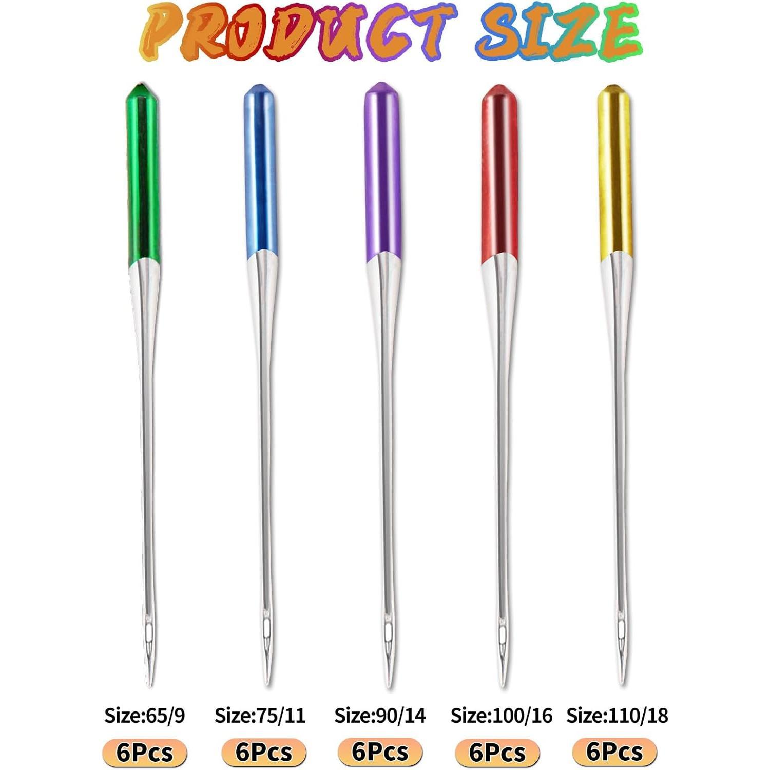 30 count Sewing Machine ,Universal Regular Point Sewing ,Sewing Machine Accessories for , Sewing Machine,etc.,with Sizes HAX1 65/9,75/11,90/14,100/16,110/18 (30) 30 count Sewing Machine ,Universal Regular Point Sewing ,Sewing Machine Accessories for , Sewing Machine,etc.,with Sizes HAX1 65/9,75/11,90/14,100/16,110/18 (30)