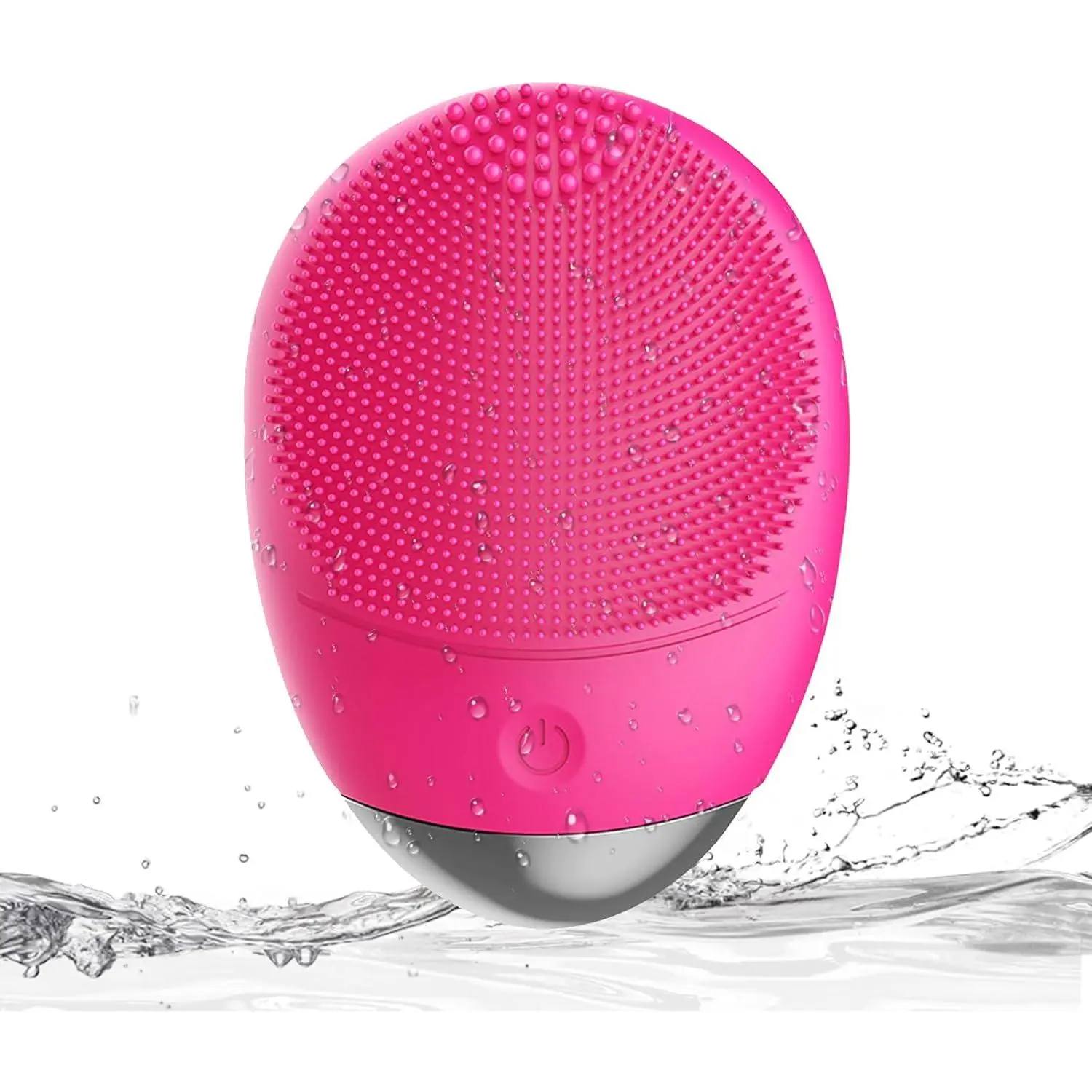 Sonic Vibrating Facial Cleansing Brush for Deep Cleanse & Gentle Massage, 3-in-1 Electric Face Scrubber with Silicone Bristles, IPX7 Waterproof & USB Rechargeable, Face Care Products, Vibrating Brush