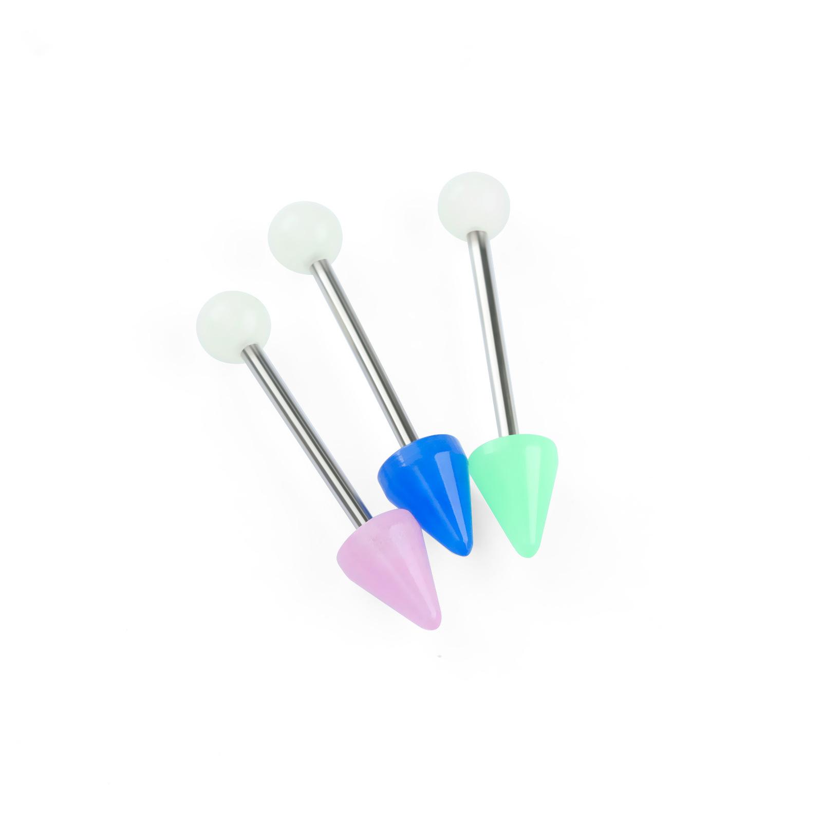 316L Stainless Steel Mixed Style Body Piercing Jewelry Set with Case, Colorful Nose Rings Tongue Rings Eyebrow Rings, Hypoallergenic Piercing Kit for Women Men