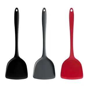 2-Piece or 3-Piece Silicone Spatula Set, Non-Stick High-Temperature Resistant, Ideal for Cooking, Stirring, Grilling, Pancakes, Steak, BBQ