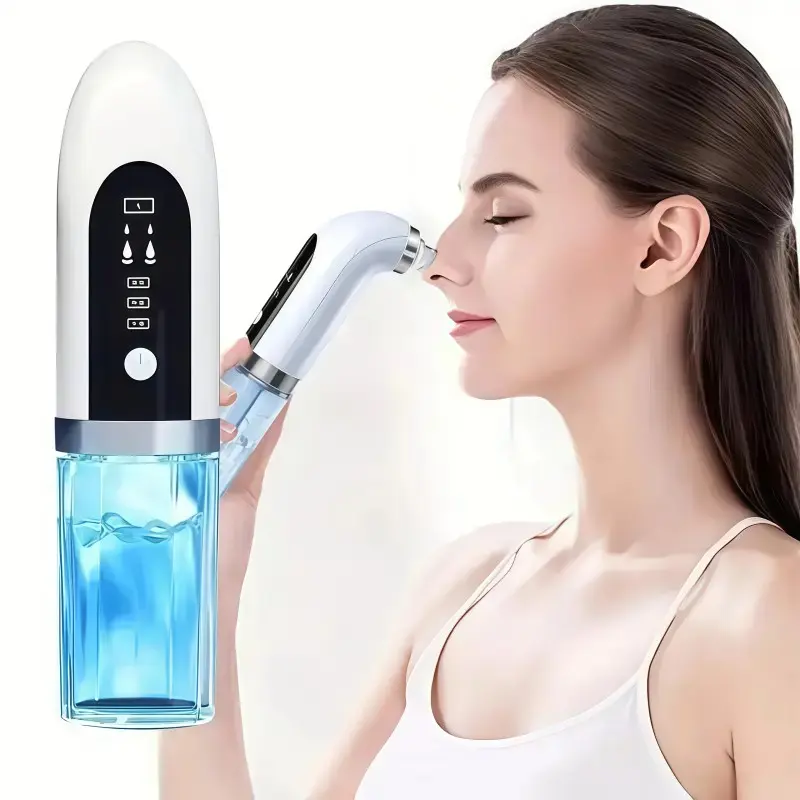 Electric Blackhead Cleanser, Vacuum Blackhead Remover, Rechargeable Facial Pore Cleaner Set, Multi-Function Facial Beauty Device, Unisex