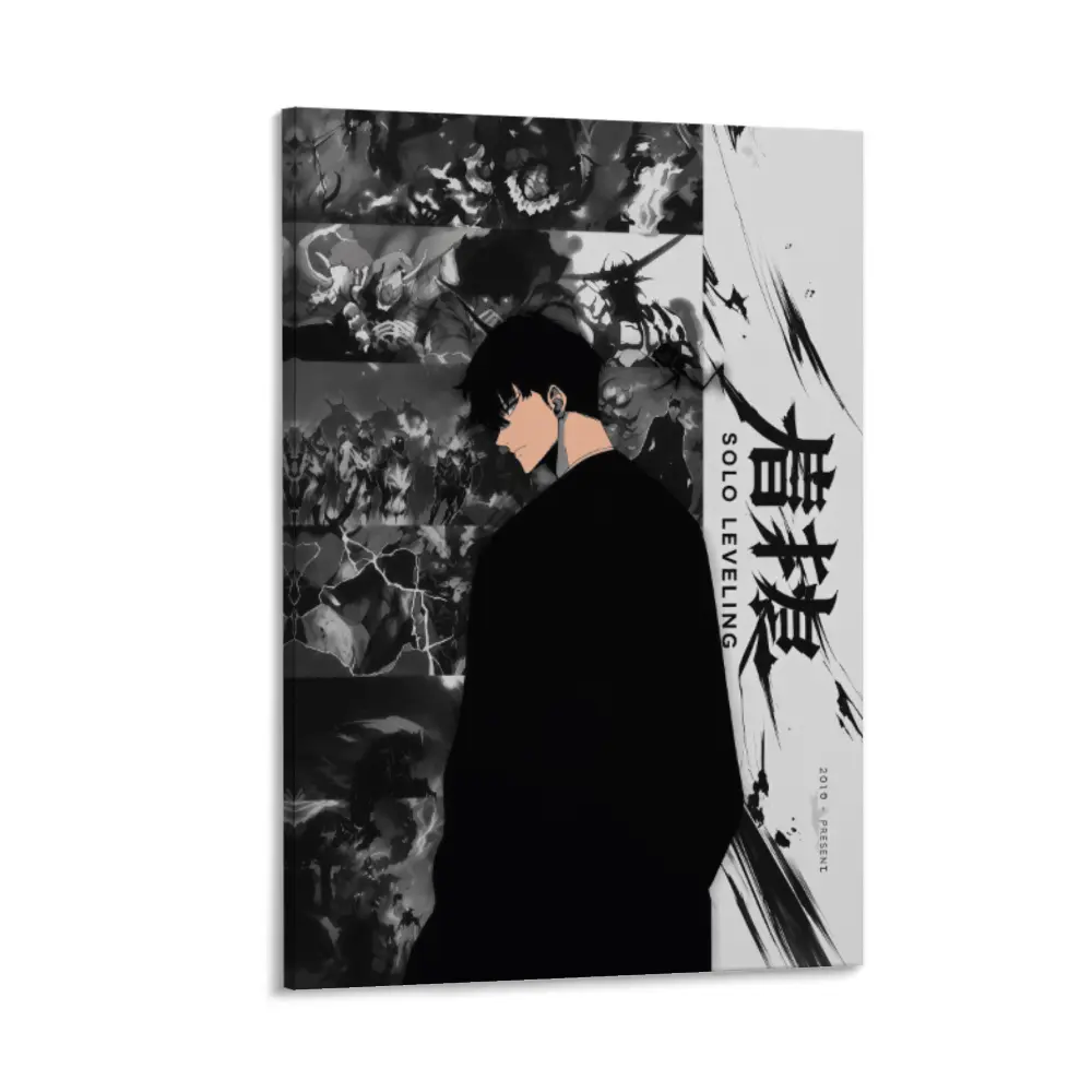 Solo Leveling Sung Jin Woo Anime Artistic Poster Print, 300 DPI Print, Waterproof Home Decor, Christmas Gift for Anime Fans, Anime Wall Art, Manga Wall Decor, Otaku Room Decor, Gaming Room Decor, Japanese Anime Artwork, Collector Gift perfect