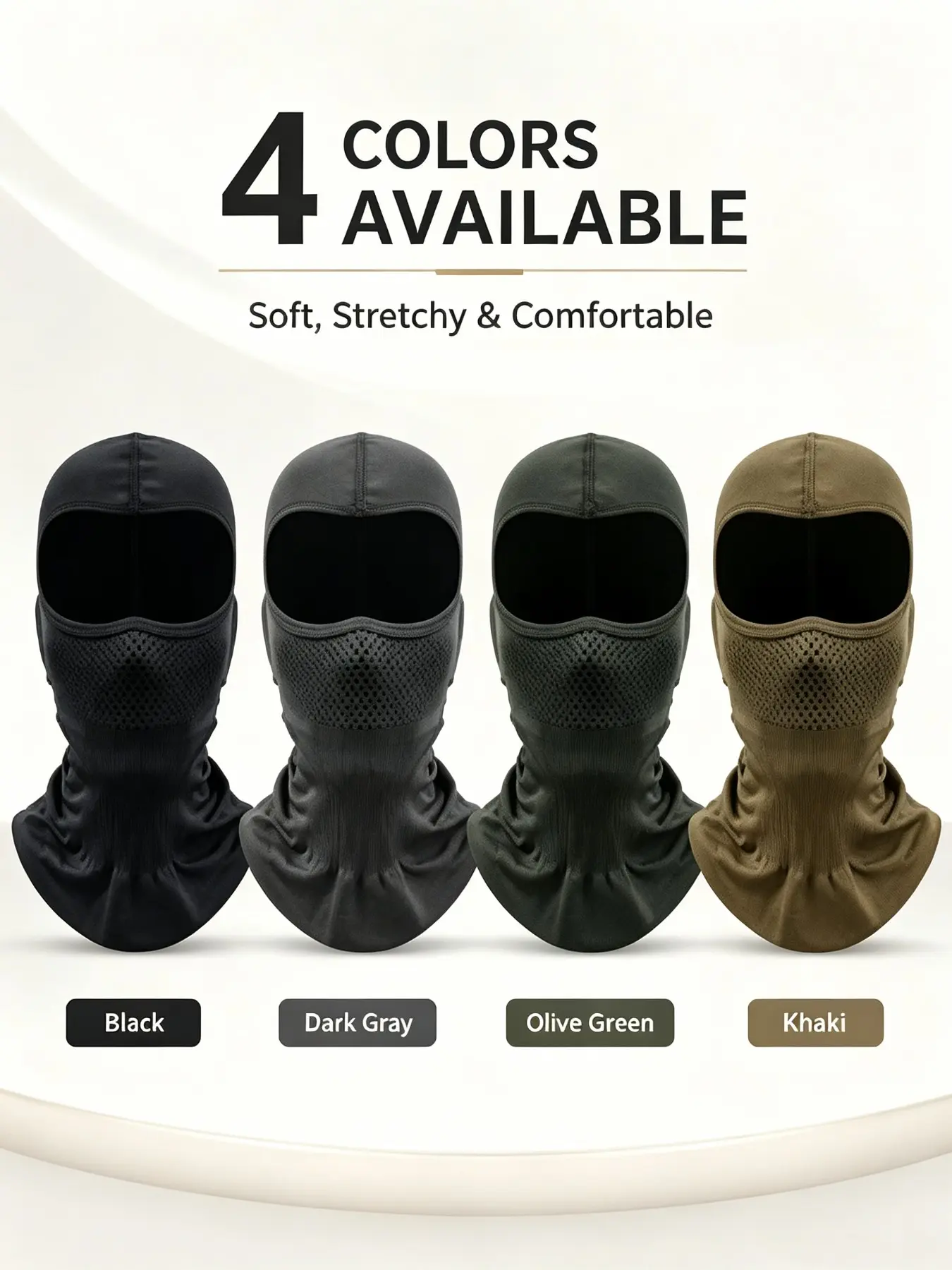 Full Cotton Cycling and Skiing Face Mask, Windproof and Warm Head Cover, Protective Gear for Motorcyclists, Ideal for Cold Weather Riding