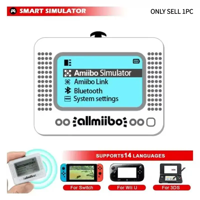 Rechargeable smart emulator compatible with Bluetooth-compatible universal writing devices, suitable for all Mibo games and Switch WiU accessories.