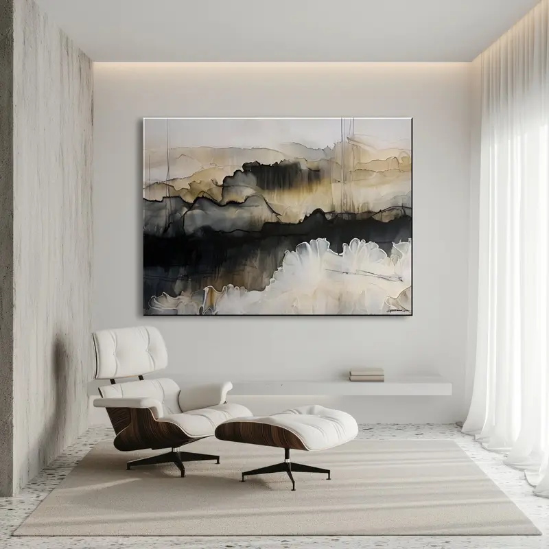 Large Canvas Painting, Modern Canvas wall art, Abstract Artwork
