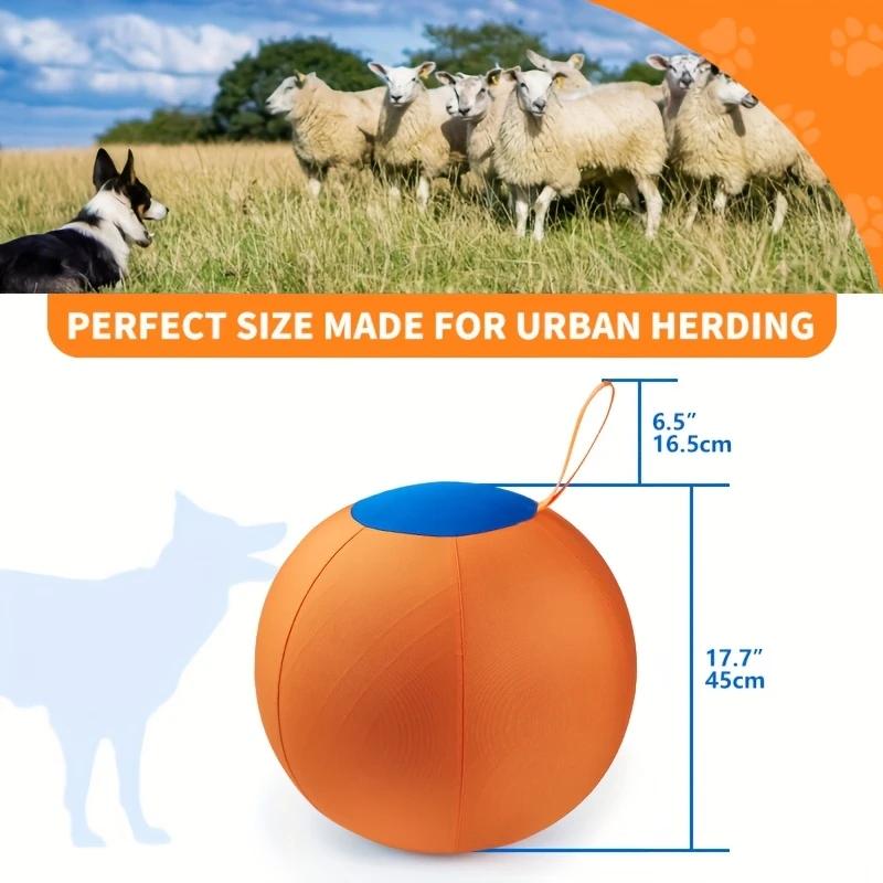 Dog Giant Ball Toy, Boredom Relief Training Balls, Interactive Training Ball, Fun Cattle Dog and Australian Shepherd Toys, Dog Balls, Dog Toys, Dog Accessories