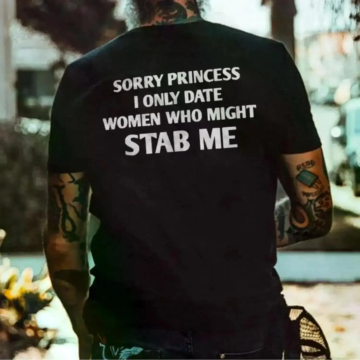 Sorry Princess I Only Date Women With a Wild Side T-shirt for Men and Women Cotton Casual Wear