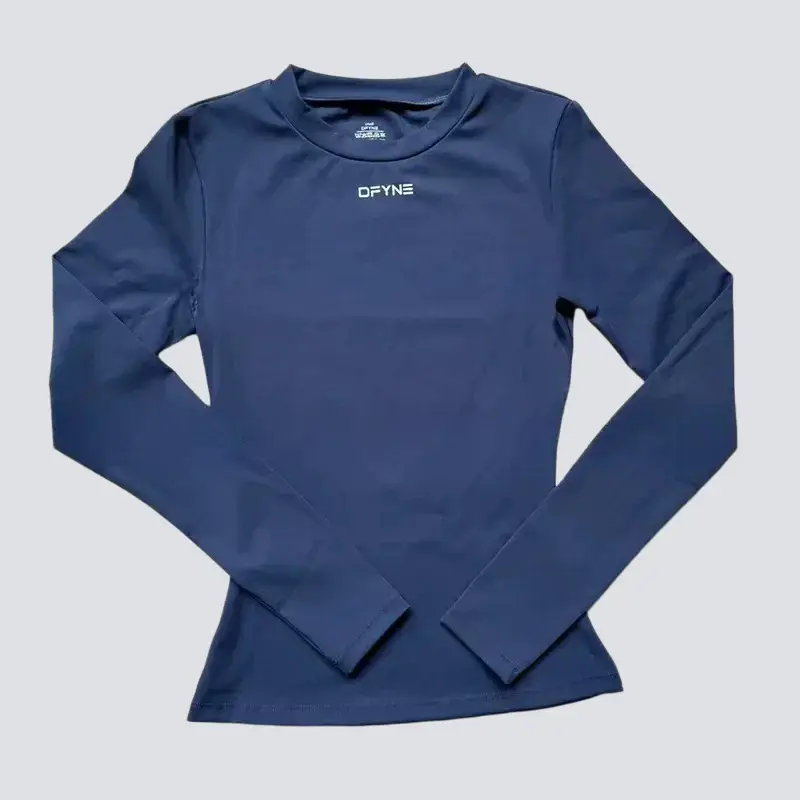 DFYNE Women's Long Sleeve Workout Top| Lightweight Athletic Fitness Shirt for Gym, Running & Outdoor Activewear