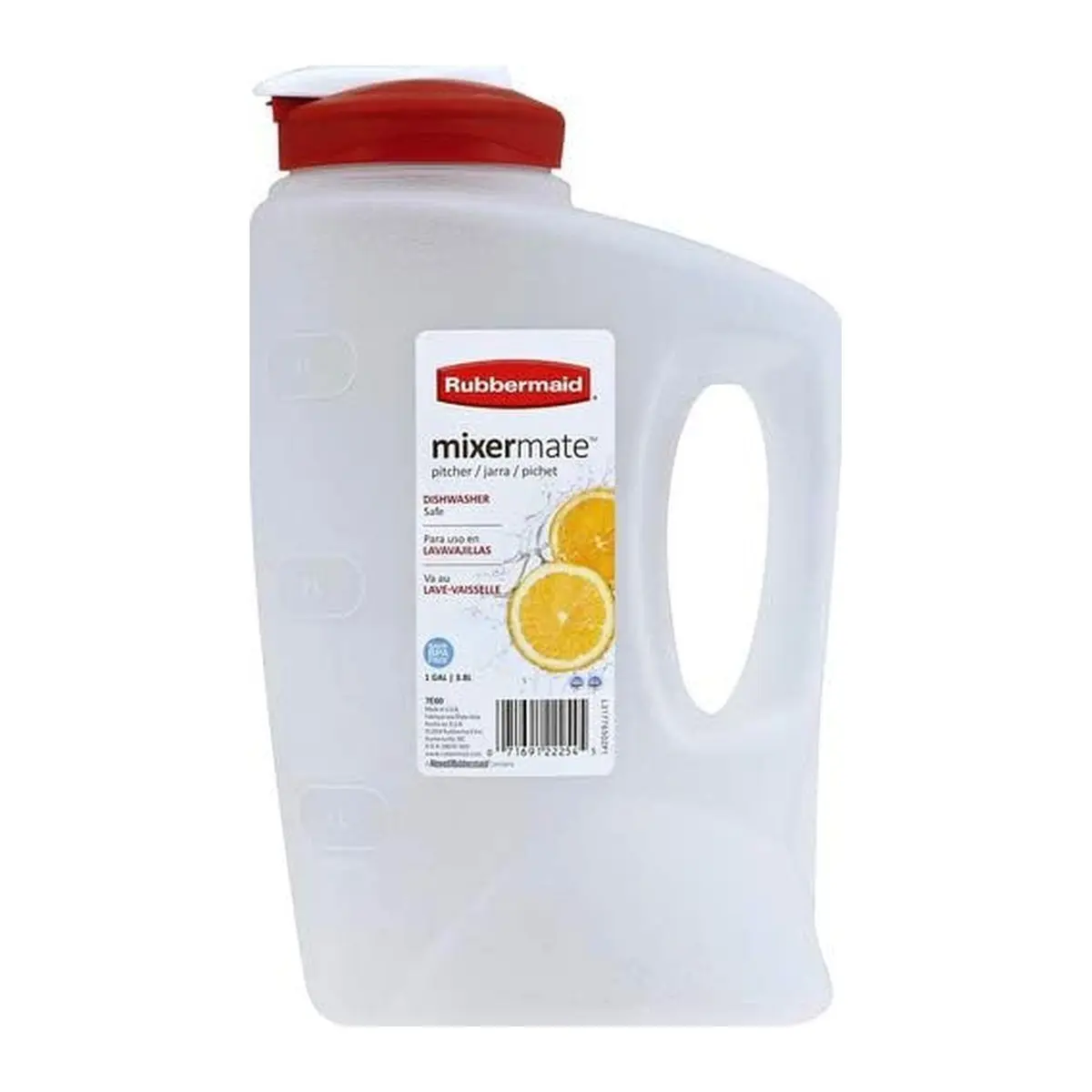 1 Gallon Seal'n Saver Pitcher, Clear, 1776502, Leak-proof Pitcher for Beverages and Storage