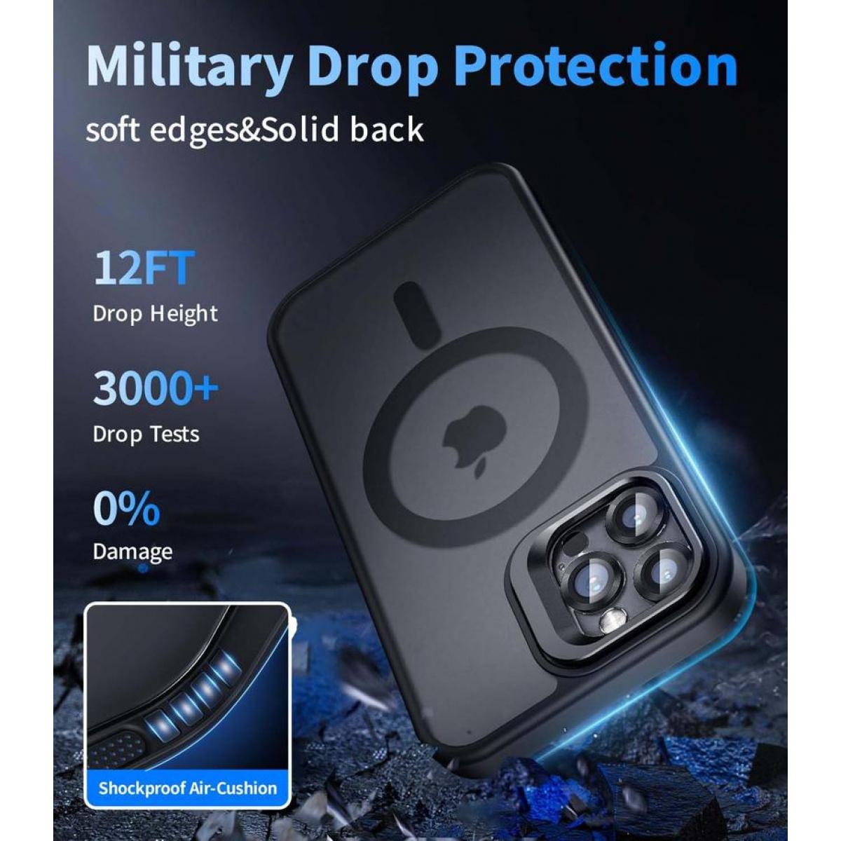 Shockproof Camera Lens Protectors & Stand Protective Phone Case for iPhone 17 Pro Max 16 15 14 13 12 Pro MagSafe Durable Wireless Magnetic TPU Case with TPU Material and Silicone Strap Shockproof Camera Lens Protectors & Stand Protective Phone Case for iPhone 17 Pro Max 16 15 14 13 12 Pro MagSafe Durable Wireless Magnetic TPU Case with TPU Material and Silicone Strap