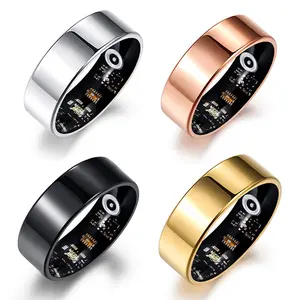 Multifunctional Smart Ring, Solid Color, Video Swiping, Heart Rate, Blood Oxygen, Sleep Monitoring, Waterproof Sports Ring