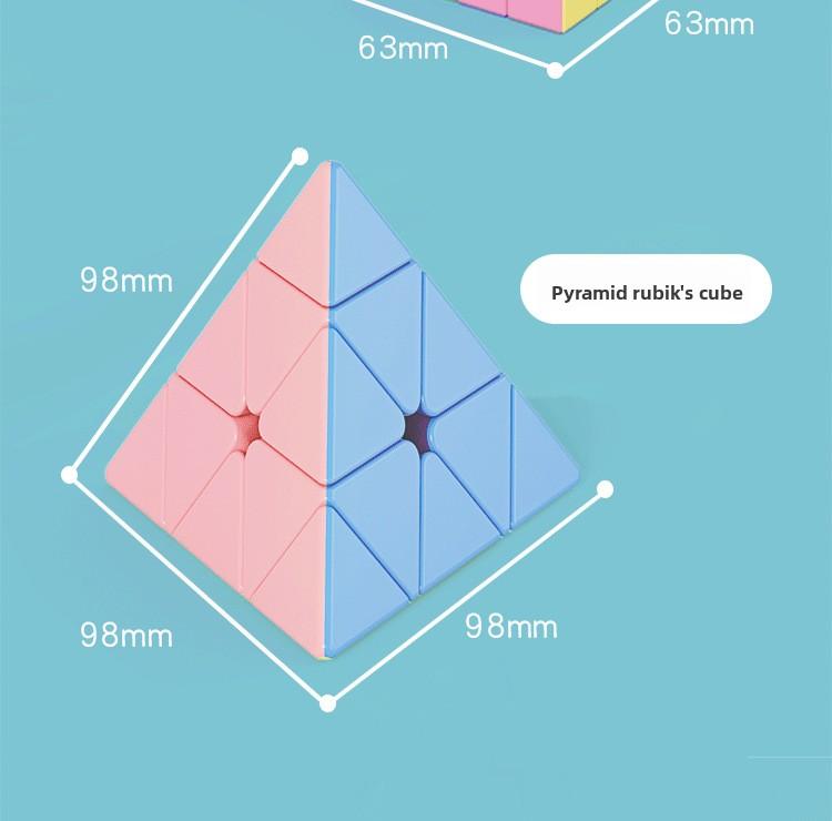Macaron Rubik's Cube 2-3-4-5 Third Grade Competition Special Magnetic Children's Educational Toys Pyramid Decompression Variety