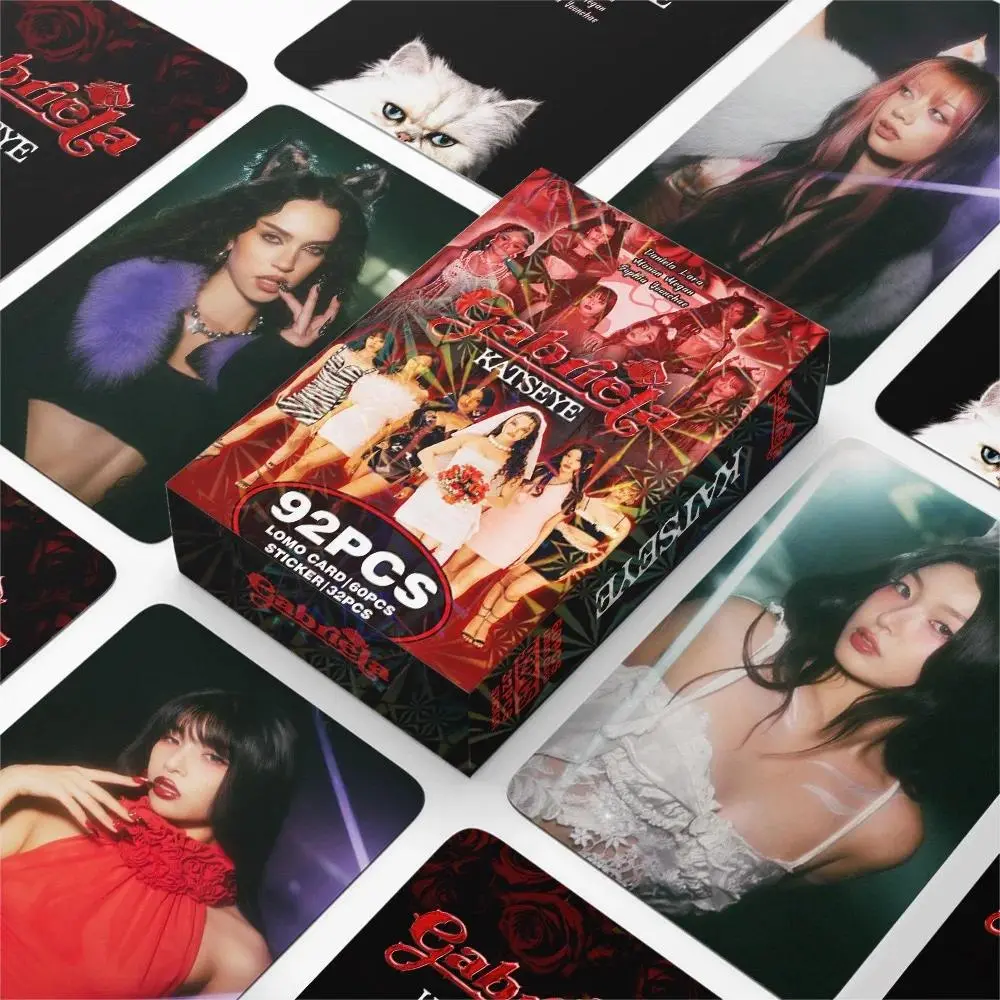 92PCS Kpop Hot Idol MANON SOPHIA DANIELA LARA MEGAN YOONCHAE Self Made HD Lomo Cards Fans Collect Photocards Gifts Small Cards