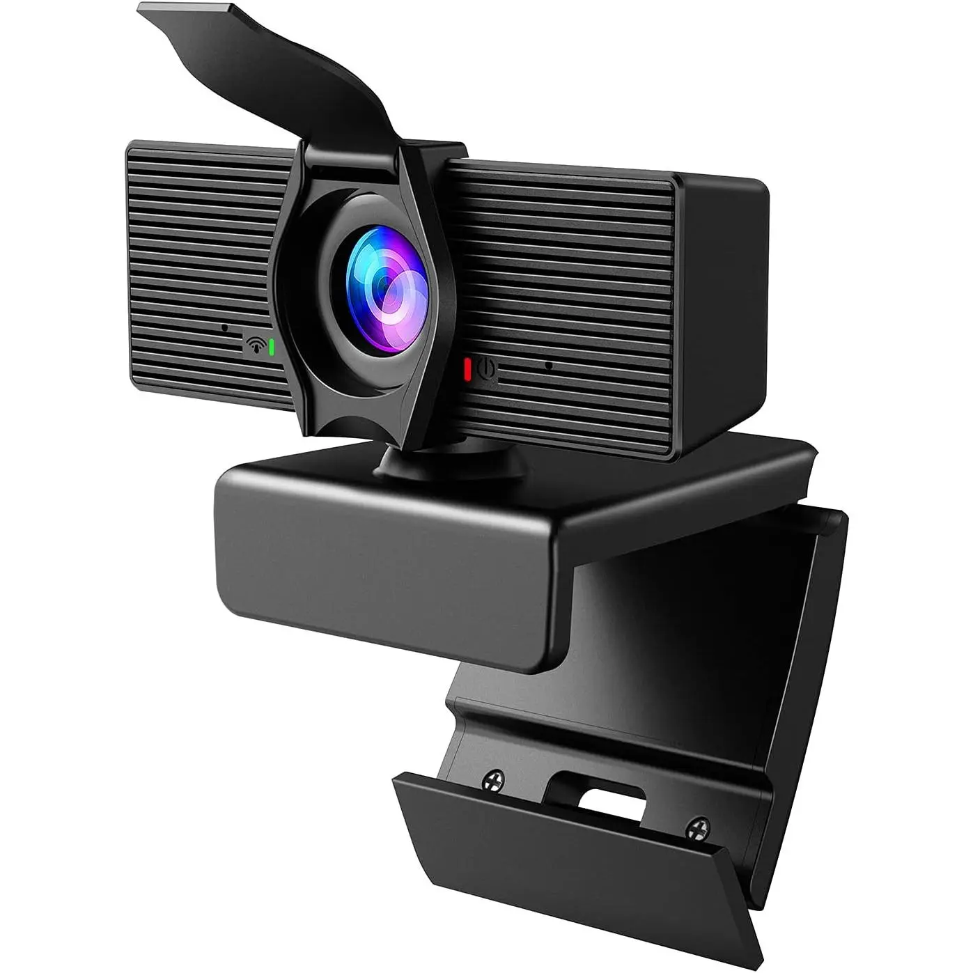 Webcam with Microphone &  Cover, 1080P  Web  Camera, USB Plug and Play Laptop PC Desktop Camera, Works with Zoom, Skype, Teams, Video Conferencing/Recording/Streaming