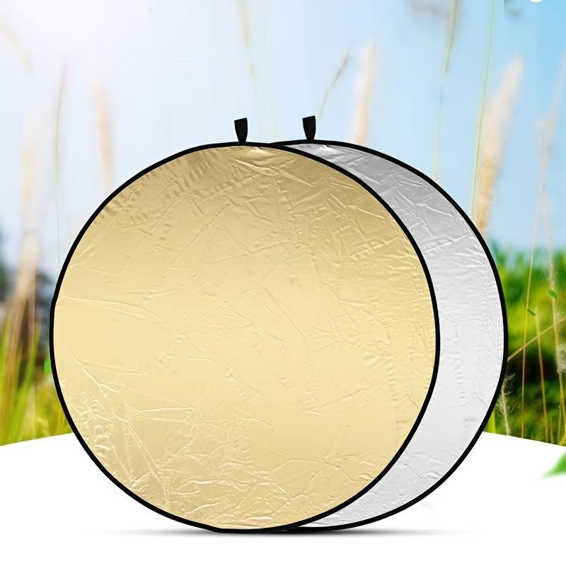 Photography Reflector, 30-110cm Sizes, Portable Mini Design, Outdoor Lighting, Photographic Fill Light, Includes Soft Board, 5-In-1 Functionality