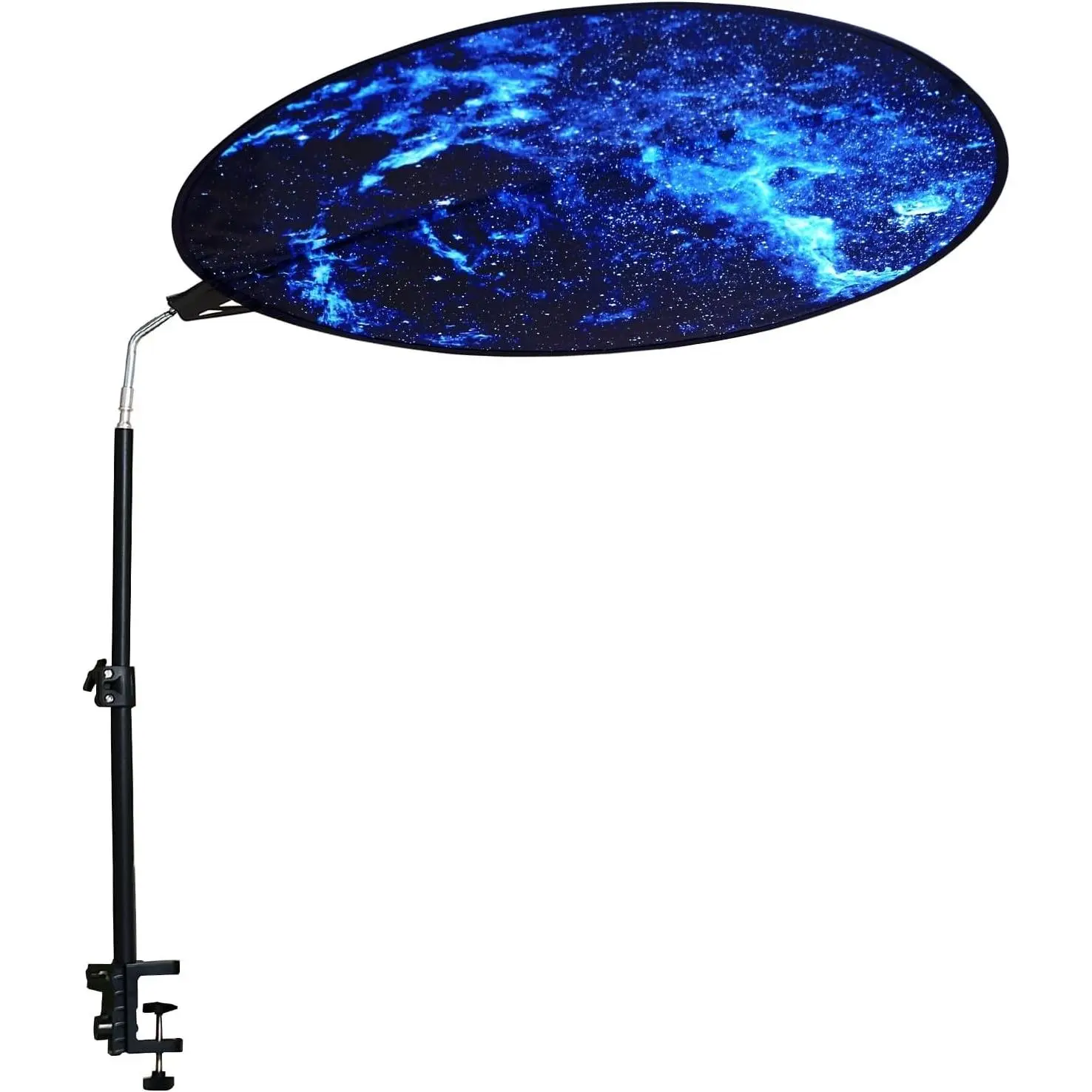 Office Cubicle Desk Shade Anti-Glare Cover Light Sensitive Professionals Cubicle Light Blocker for Workspaces Desk Canopy 36" Circular Shading Light Shade with Clamp