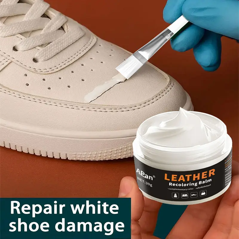 Shoe Color Repair Kit, Leather Dye for Shoes Bags Sofas Car Seats, Restore Original Color, Cover Yellowing & Fading, Restoration