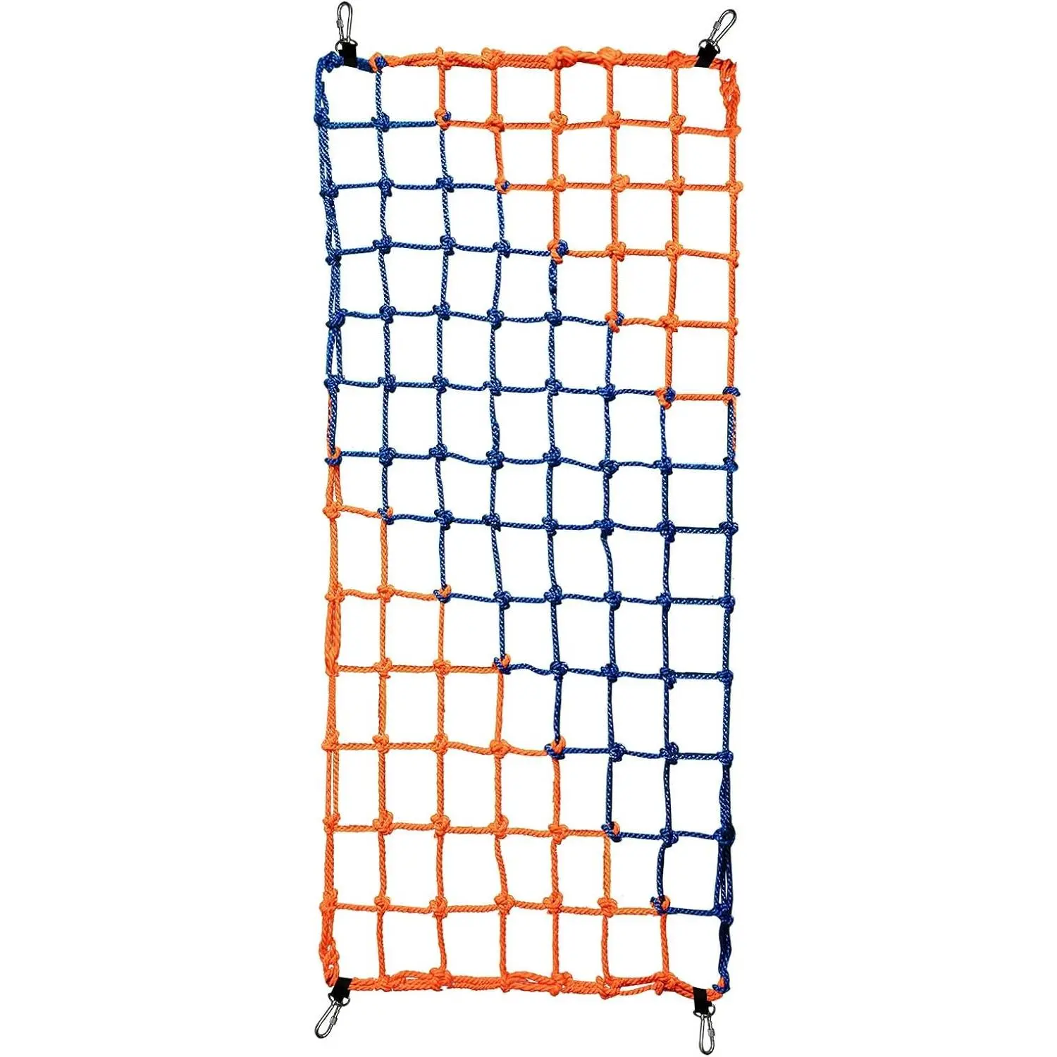 Climbing Net for Kids Outdoor-Handmade Multi-Colored Ninja Net(W/500 LBS) for Tree House,Climbing Wall,Rope Bridge,Rope Ladder for Kids(3ft*6FT)