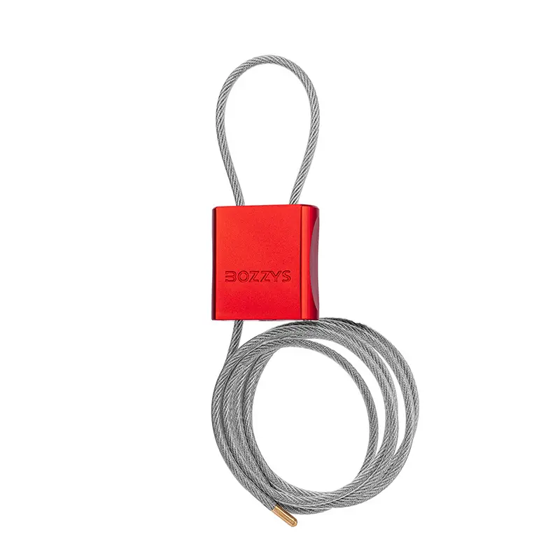 BOZZYS Variable Length Secure Cable Lock with 3 Keys, Heavy Duty Portable Wire Lock for Bikes, Lockers, Secure Lock