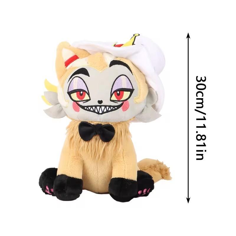 Hot Cat Plush Toy Funny Angel Dust Alastor TV Fans Collecting Gift Cute Cotton Stuffed Plush Doll Kids for Birthday Present
