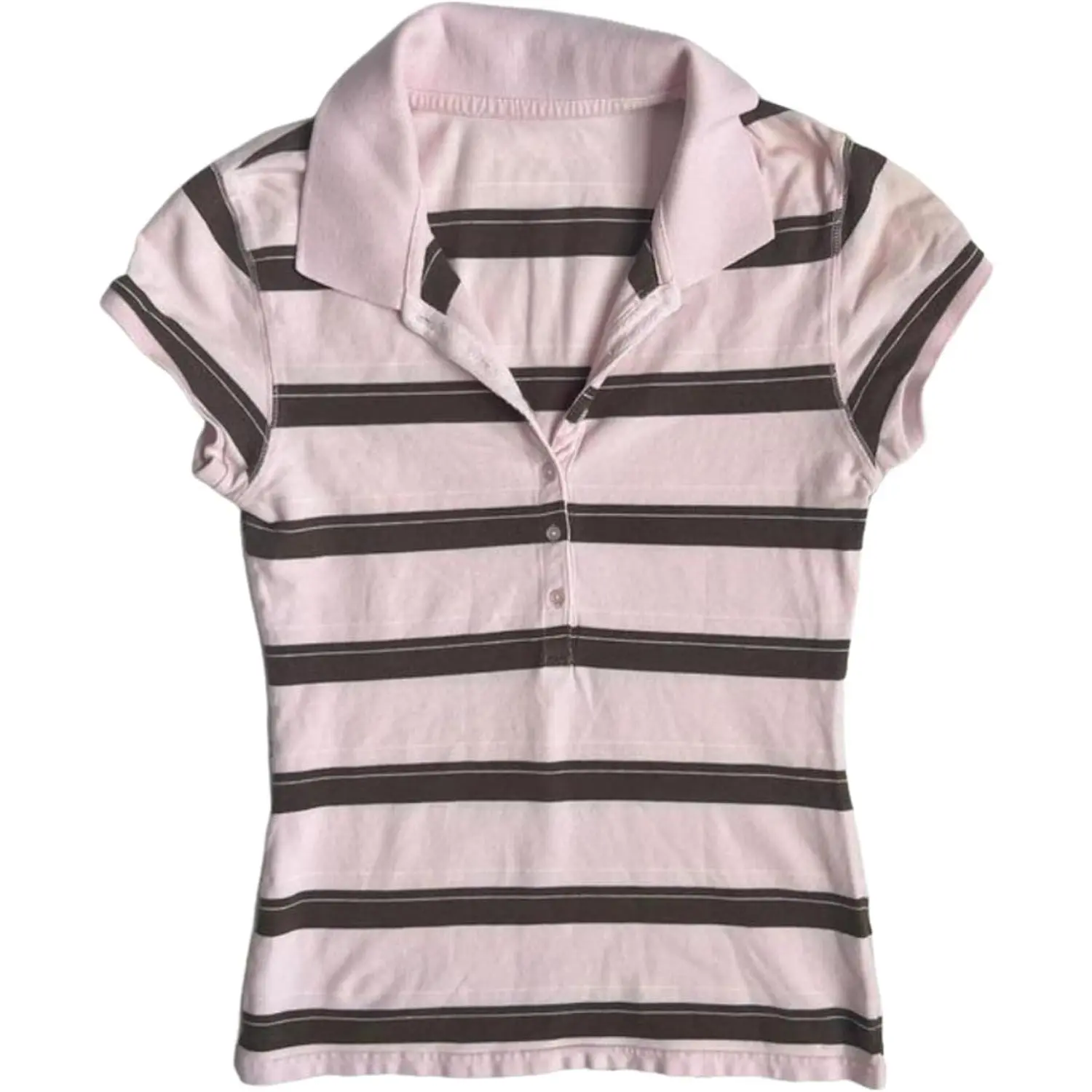 A beauty's walk-in closet Vintage Alt Graphic Tees Y2k Grunge Polo Shirts Teen Girls Women Whimsy Twee 2000s Short Sleeve Collared Tops