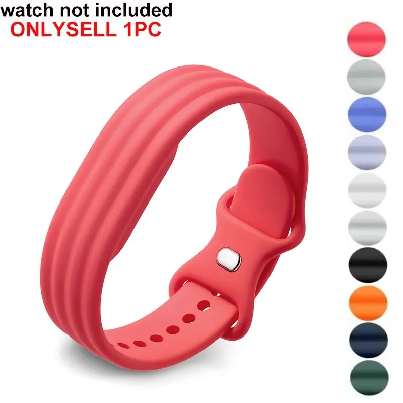 Sport Breathable Silicone Replacement Strap for Google Fitbit Air Loop Bracelet Smart Watch Band Correa fitbit air Smartwatch Accessories Smart Watch Straps