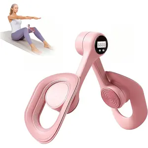 Thigh Exerciser, Multifunctional Inner Thigh Toner & Pelvic Floor Trainer, Home Gym Strength Training Equipment for Leg & Hip & Arm Muscles, Portable Home Fitness Equipment for Daily Workouts, Resistance Trainer for Leg, Hip & Arm Toning