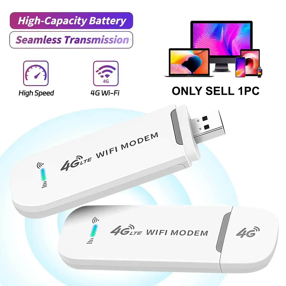 150Mbps 4G Portable WiFi Modem,Long-Lasting Network Endurance Hotspot Router,Europe Area Supported Pocket Internet Device For Business Trip Outdoor Camping