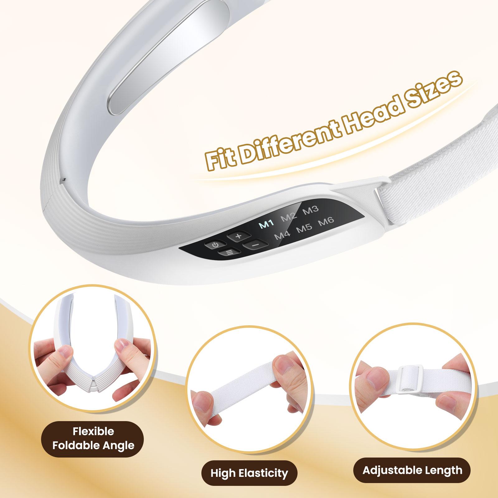 6-Mode Face Massager with 8 EMS Settings｜15-Min Auto Off + Adjustable Headband｜2 Electrode Pads for All Skin Types – Affordable Daily Care Solution, High Value Home Use, Multifunctional Beauty Machine