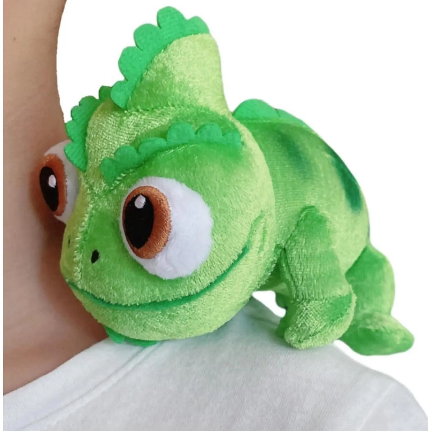 Cute Look Lizard Plush Shoulder Magnet with Magnet Strap, Plush Fabric Chameleon Stuffed Animal Toy for Kids (6.3 in) - Baby & Maternity Furniture Decoration