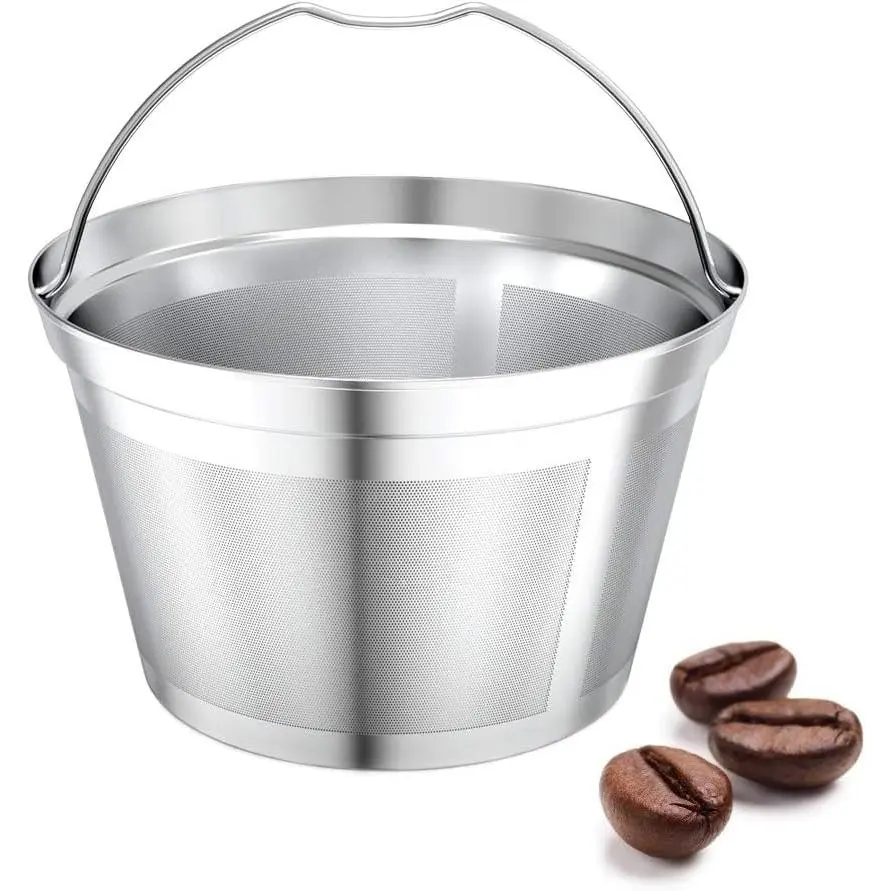 coffee filter reusable 8 10 12 cup basket replacement filter stainless steel Permanent coffee filter Suitable for Bunn coffee brewer