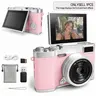 Flip Screen CCD Camera, Portable Student Digital Camera with Storage Card, Ideal for Teens and Back to School, Compact Selfie Digital Camera, Camera for Pictures