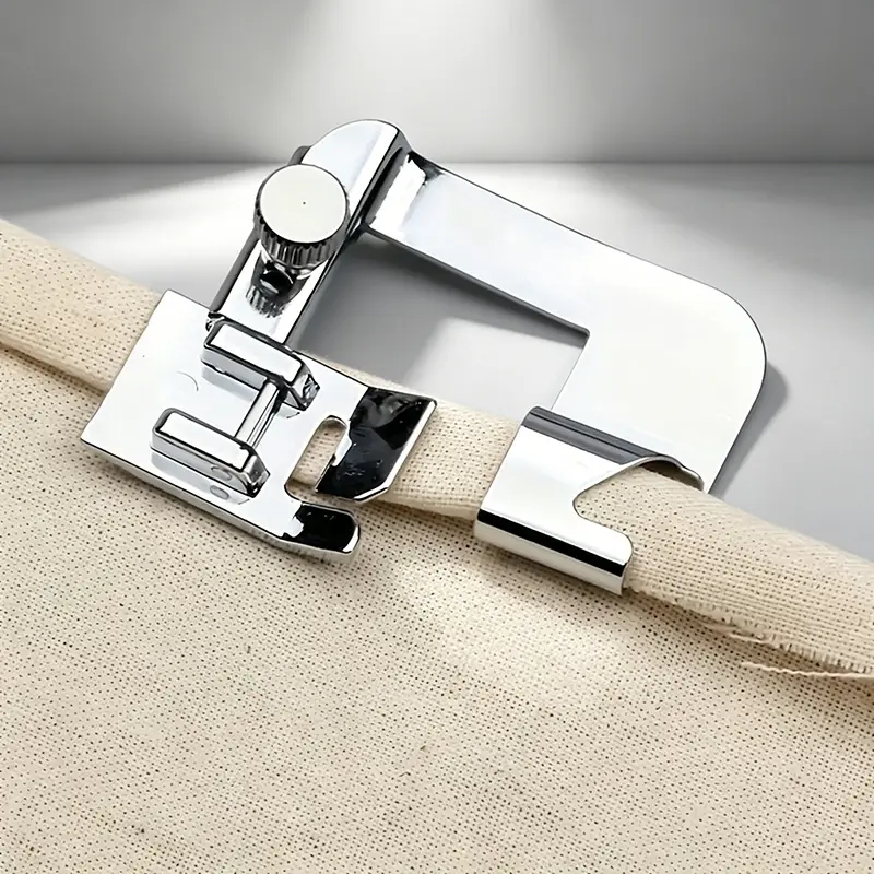 1 Hemming Presser Foot – Suitable for Household Sewing Machines, Compatible with Brother; A Sewing Tool for Precise Hemming and Effortless Fabric Stitching.