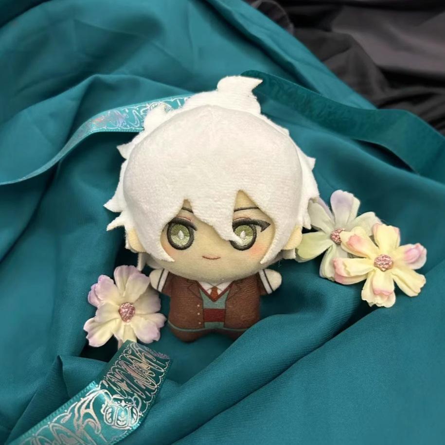 10CM Anime Danganronpa Plush Doll Hinata Komaeda Naegi Mini Starfish Body Printed Plush Keychain Pendant Kids Gifts Plushies