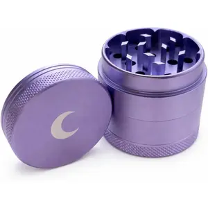 Small Manual Tea, Spice and Seeds Grinder – 1.6” Spice Kitchen Crusher with Cleaning Scraper, for Camping and Outdoor