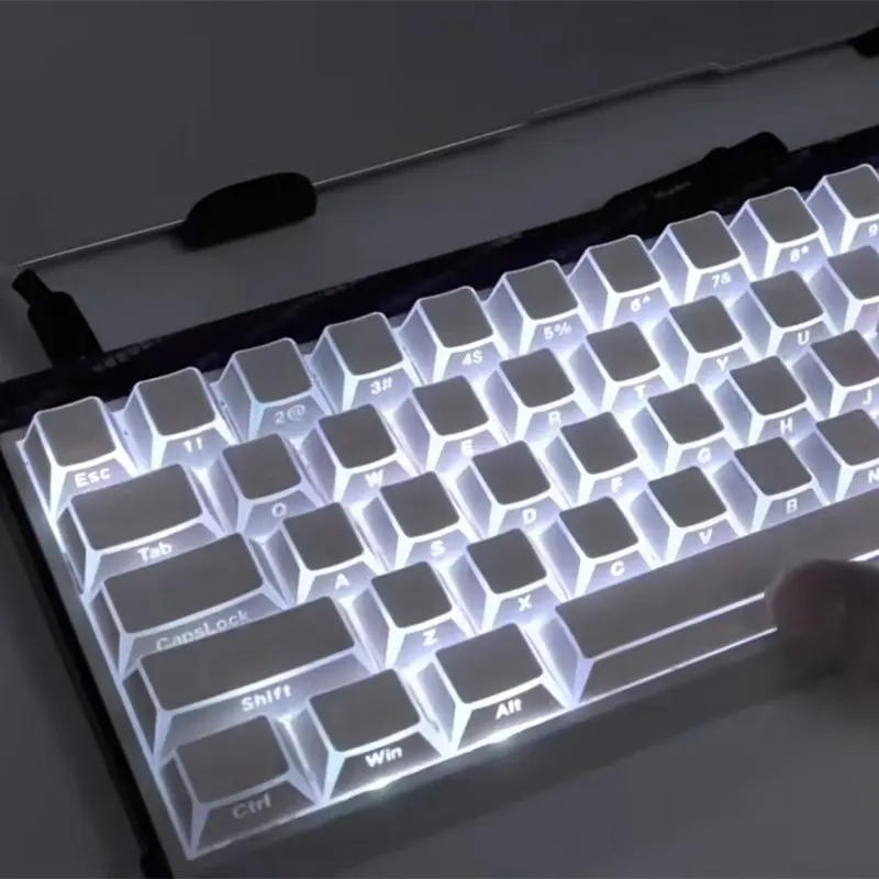 Dual-Color Pbt Keycaps, Original Height, Compatible with RGB Backlit Full-Sized Mechanical & Magnetic Axis Keyboards, Gaming & Office Use, Gaming Pc Accessories