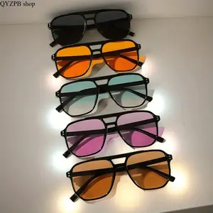 5 Pack Oversized Aviator Glasses for Women & Men, Trendy Y2K Fashion Eyewear, Retro Vintage Clear Lens Frames, Lightweight Unisex Nerd Glasses for Daily Wear, Travel, Driving, Selfies, Parties & Street Style