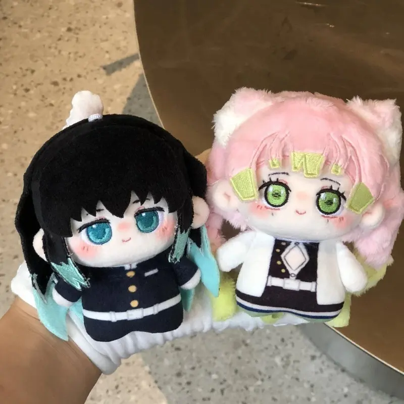 2 Pcs Demon Slayer Mini Chibi Plush Doll Set Tokito Muichiro Kanroji Mitsuri Soft Short Plush Kimetsu No Yaiba Hashira Character Backpack Hanging Pendant Cute Anime Stuffed Toy Decor Gift For Teens Shonen Jump Anime Themed Birthday Christmas Party Favor C
