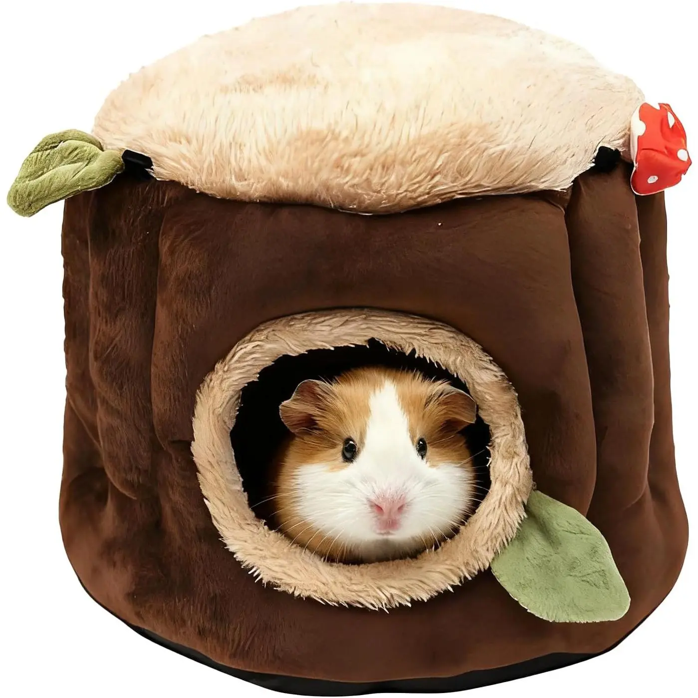 Guinea Pig Hamster Bedding or Hideout for  Mice Rat Ferret Bunny  Bedding Bed House Cage Accessories,  Rabbits Hedgehog Bearded Dragon Warm Bedding Winter Nest Cave, Washable(2.L)