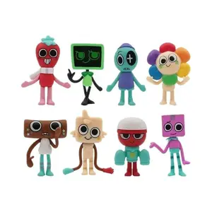 8-Piece Dandy's World Cartoon Game Doll Set, Collectible Figure Model Toys, Ideal Gift for Kids & Collectors, Cute Collectibles, Fun Decorative Items