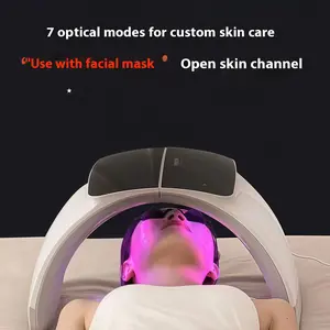 Us Plug Beauty Device, 7 Color LED Facial Care Tool, Led Facial Light, Professional Face Spa Machine, Home Skincare Equipment, At Home Facial, Facial Care Instrument, New Model Gpy-007s-1