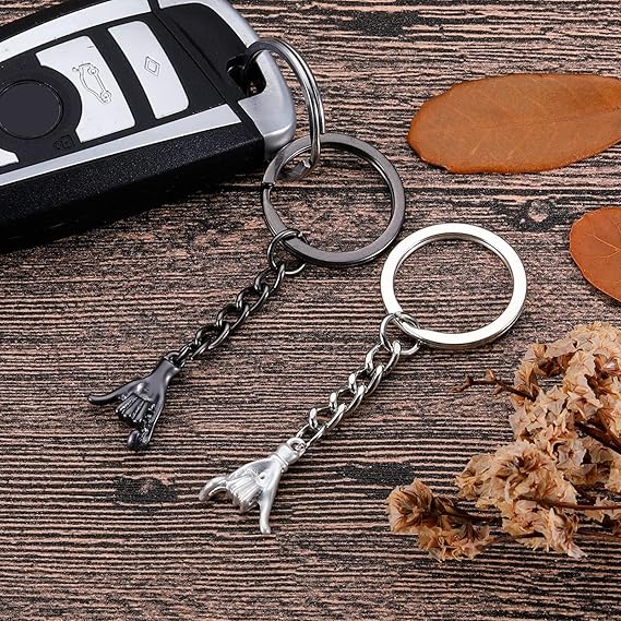 2pcs Pinky Promise Keychains Gift Matching Gifts for Him Her  Best Friend fmaily Matching Keychain for Gifts