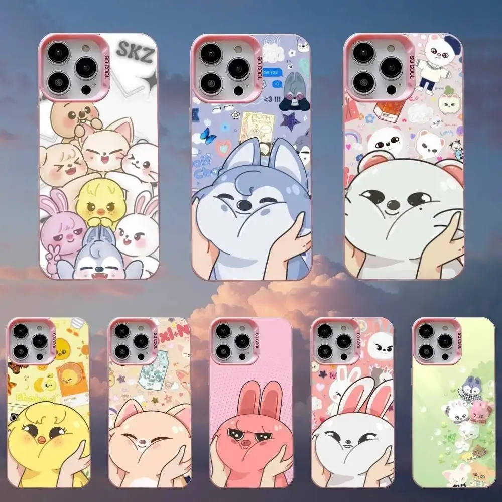 S-Stray-K-Kids-s Skzoos Kpop Phone Case For iPhone 17 Promax 16 15 14 13 12 11 Pro Plus Air Anime lover Clear IMD Shockproof Protective Cover Gift For Birthday Thanksgiving Christmas