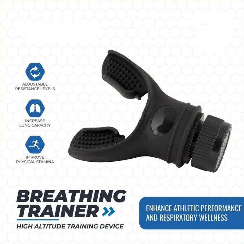Portable Breathing Trainer, Adjustable Breathing Resistance Tool, Breathing Training Tool for Home Gym Workout, Home Training Equipment, Fitness Equipment