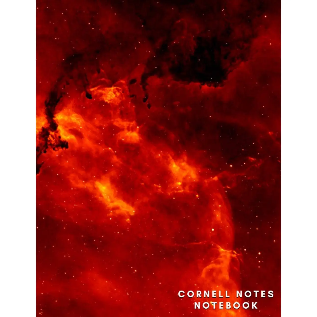 Notes Notebook:  Note Taking System Notebook for students at School and university. Red Solar Sky  cover. College Ruled Composition Paper – Large 110 Pages (8.5 x 11) - Paperback